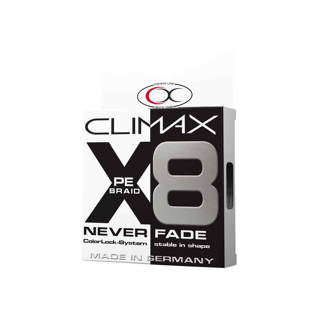 Climax X8 Neverfade schwarz 135m