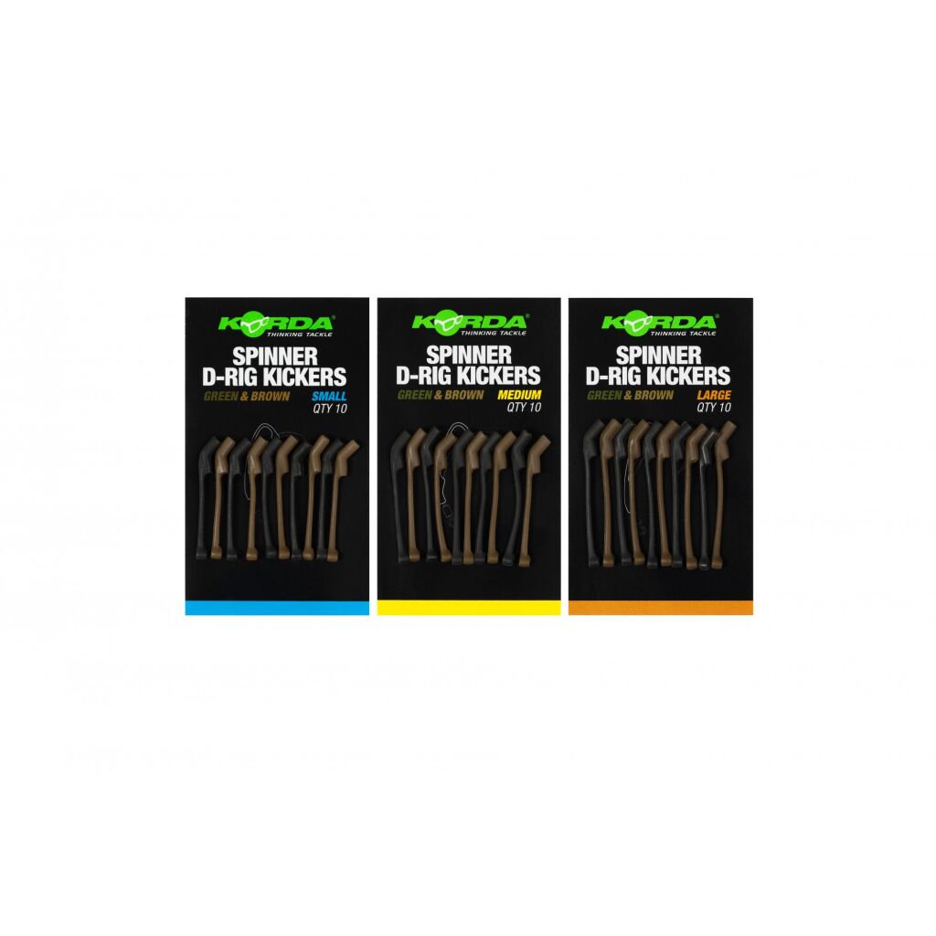 Korda Spinner D Rig Kickers | Green/Brown M