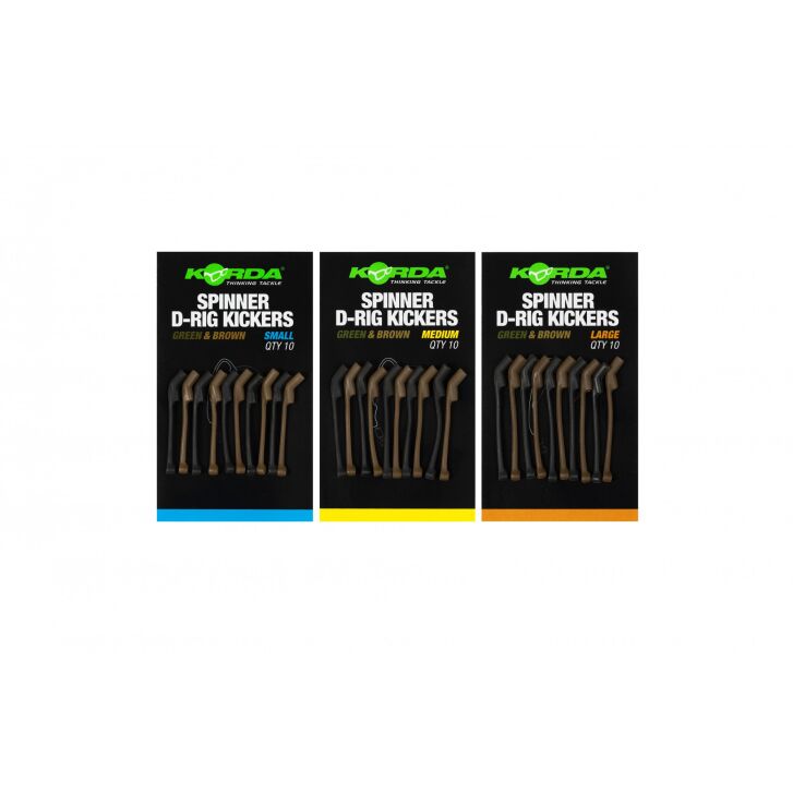 Korda Spinner D Rig Kickers | Green/Brown L
