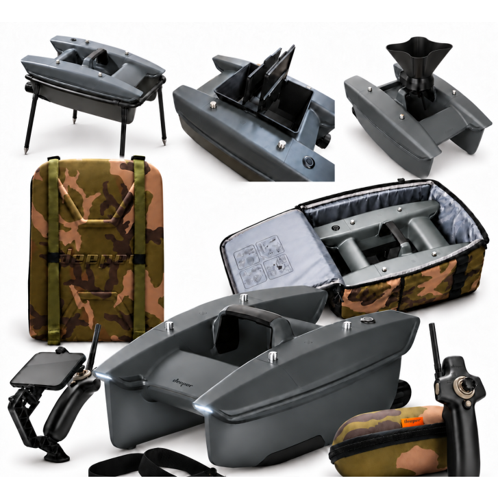Deeper Spark Futterboot Full Kit Bundle