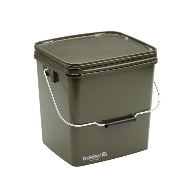 Trakker 13 Ltr Olive Square Container inc tray