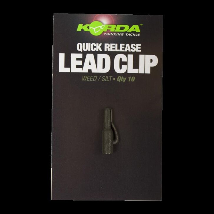 Korda Quick Release Lead Clips Weed / Silt