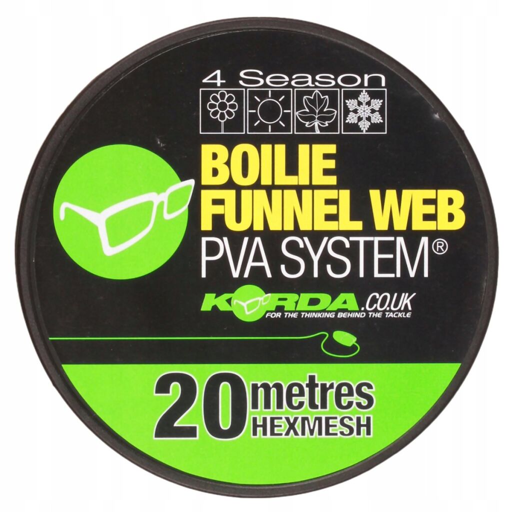 Korda Boilie Funnel Web HEXMESH Refill 20m