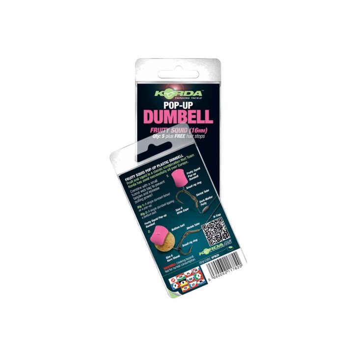 Korda Pop-up Dumbell Fruity Squid (12mm) - 8 pcs