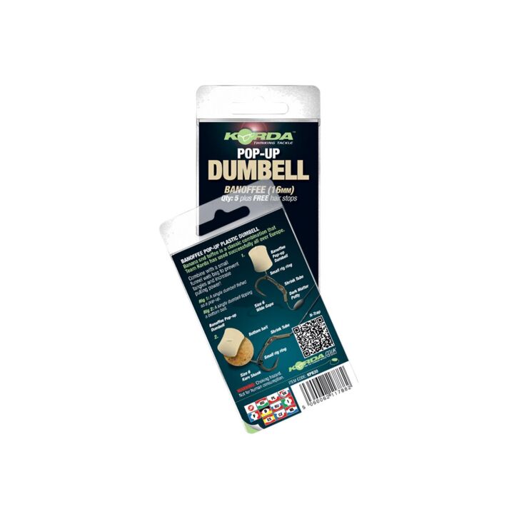 Korda Pop-up Dumbell Banoffee (12mm) - 8 pcs