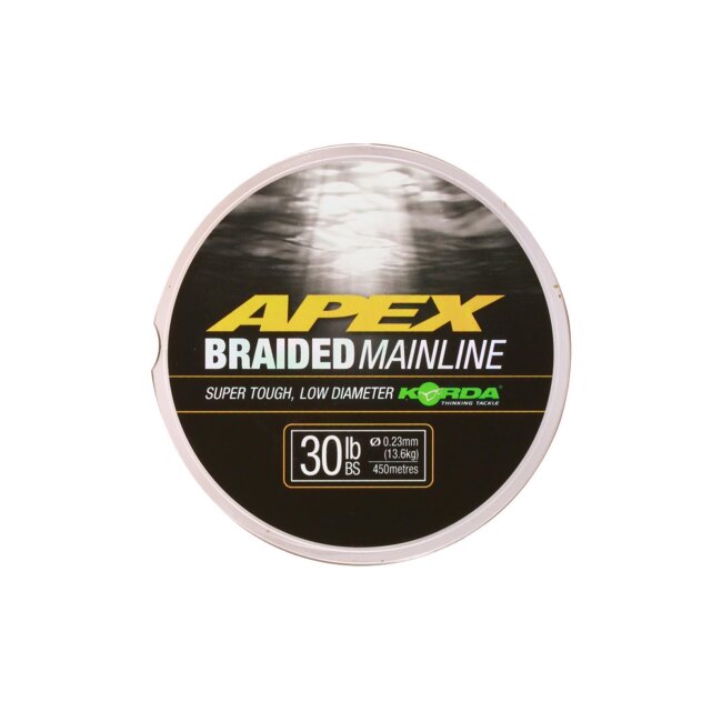 Korda Apex braided Mainline 0,23mm, 30lb - 1200m