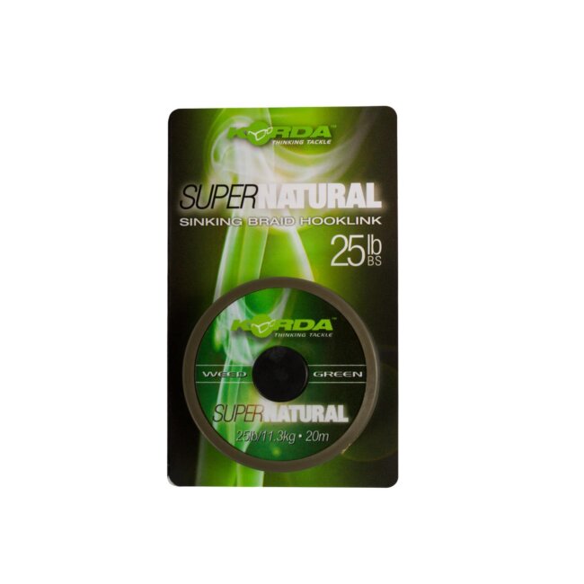 Korda Super Natural - Weedy Green 25lb - 20m