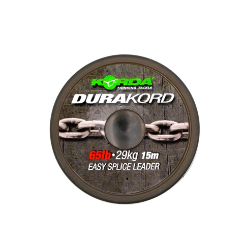 Korda Dura-Kord Dyneema Spliceable Leader 65lb 15m