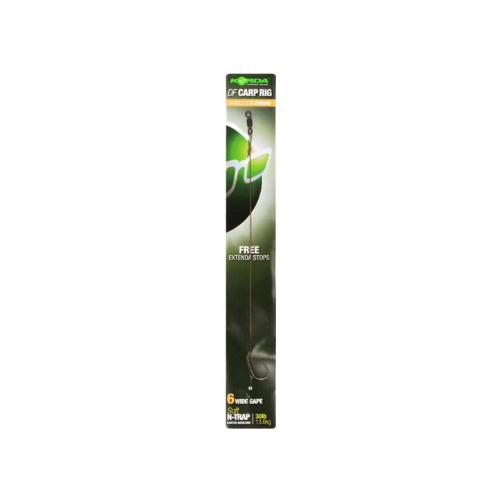 Korda N Trap DF Rig Size 2 Wide Gape 30lbs