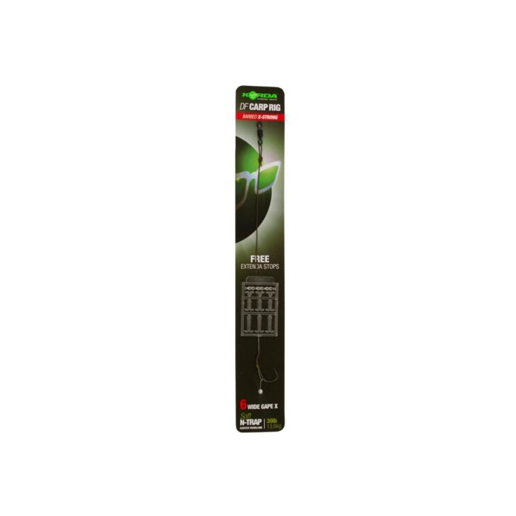 Korda N Trap DF Rig Size 2 Wide Gape 30lbs