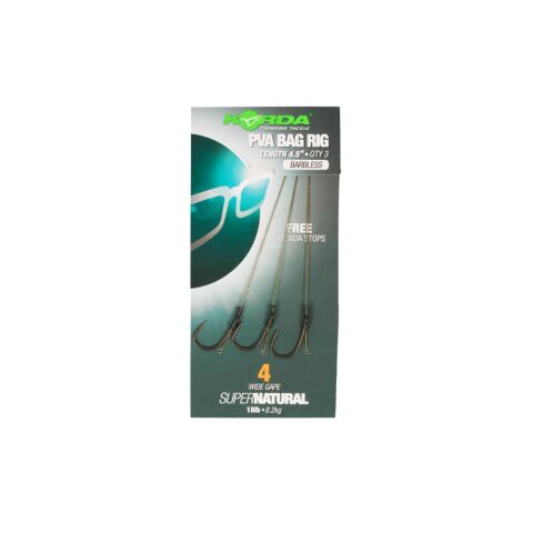 Korda Solidz PVA Rig Size 4 Barbless Wide Gape 18lb