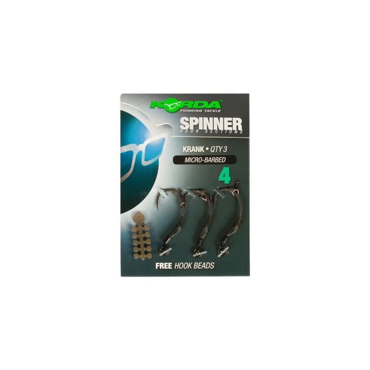 Korda Spinner Hook Sections Kurv 4 Barbless