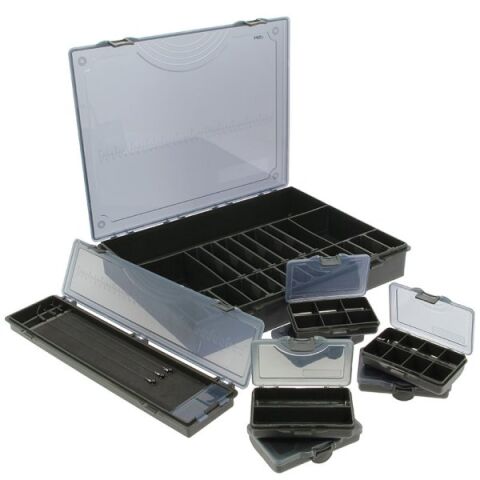NGT Tackle Box System 7 in 1 in Schwarz Full System