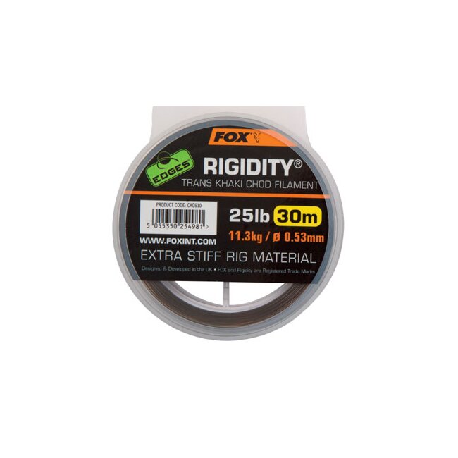 Fox EDGES™ Rigidity®  Trans Khaki 25lb/0.53mm